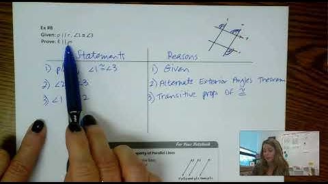 3.3 Proving Lines are Parallel video #2