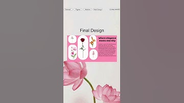 🌸 Flower Webpage Design in Figma | UI Animation ✨ #shorts