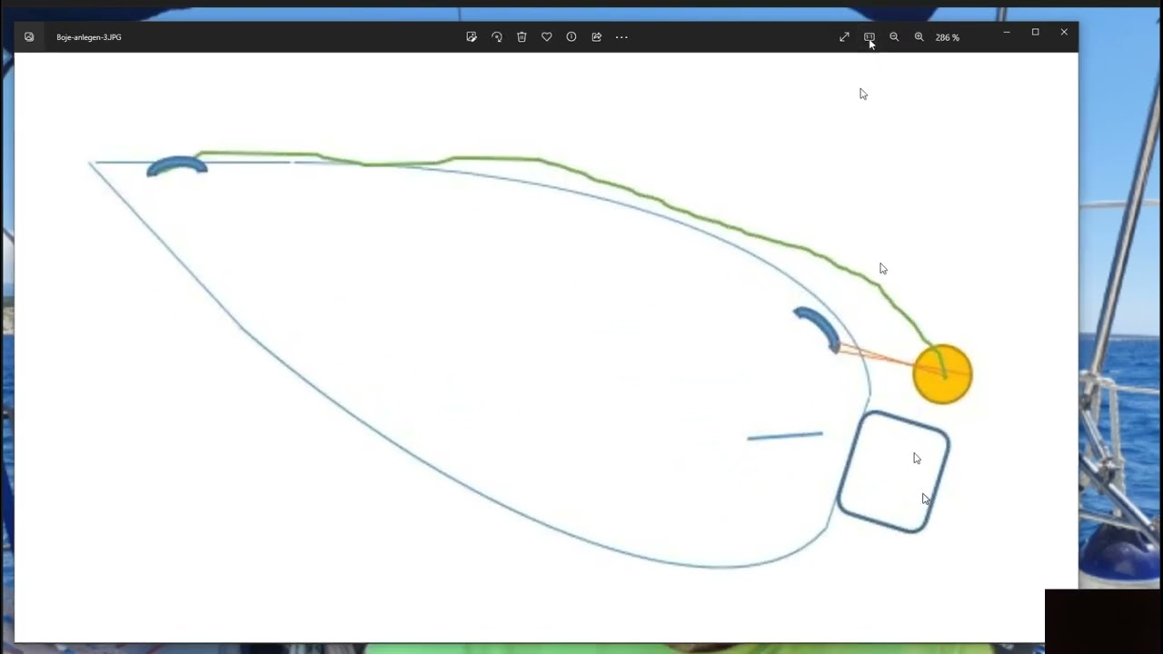 Einhand-Info: Anlegen an die Boje
