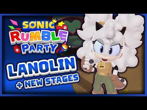 SONIC RUMBLE PARTY [Ver. 1.5] - Lanolin + New Stages Gameplay Showcase