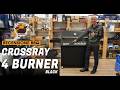 BARBECUE A INFRAROSSI A GAS CROSSRAY 4 BURNER BLACK-GPL Video