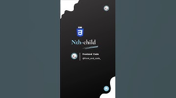 Nth-Child- css properties 📍#shorts #viral #youtubeshorts