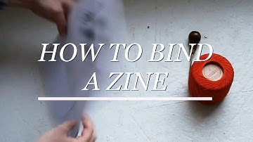 how to bind a zine | all well modern patchwork
