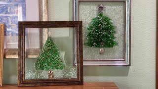 # 19 HOW TO MAKE A CHRISTMAS TREE FROM BROKEN GLASS AND EPOXY RESIN. BROKEN GLASS ART