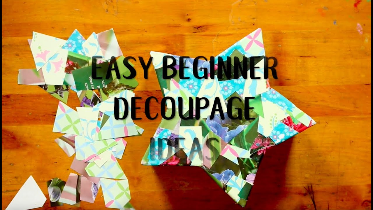 How to Decoupage with paper napkins, easy hacks and tricks! 