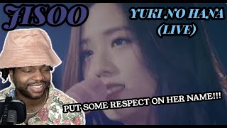 I LOVE HER VOICE!!! | JISOO - Yuki No Hana (Live) (REACTION)