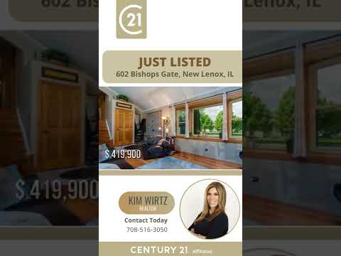 602 Bishops Gate, New Lenox, IL home video tour