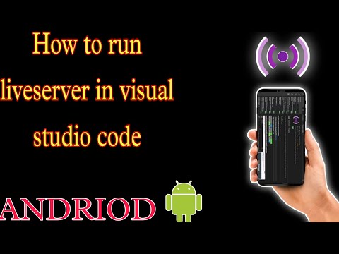 How to add live server in visual studio code andriod | live server for html,css,javascript in vs cod