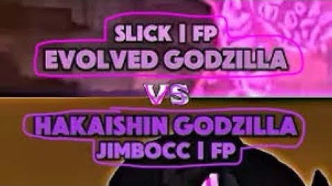 Hakaishin Godzilla vs slick evolved Godzilla (Sticknodes animation) slickverse vs jimbocc 