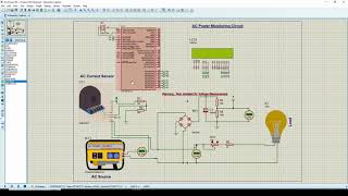 AC Power Monitoring , Proteus ZMCT103 current sensor, Voltage sensor , PIC 16F877a , CCS C Code