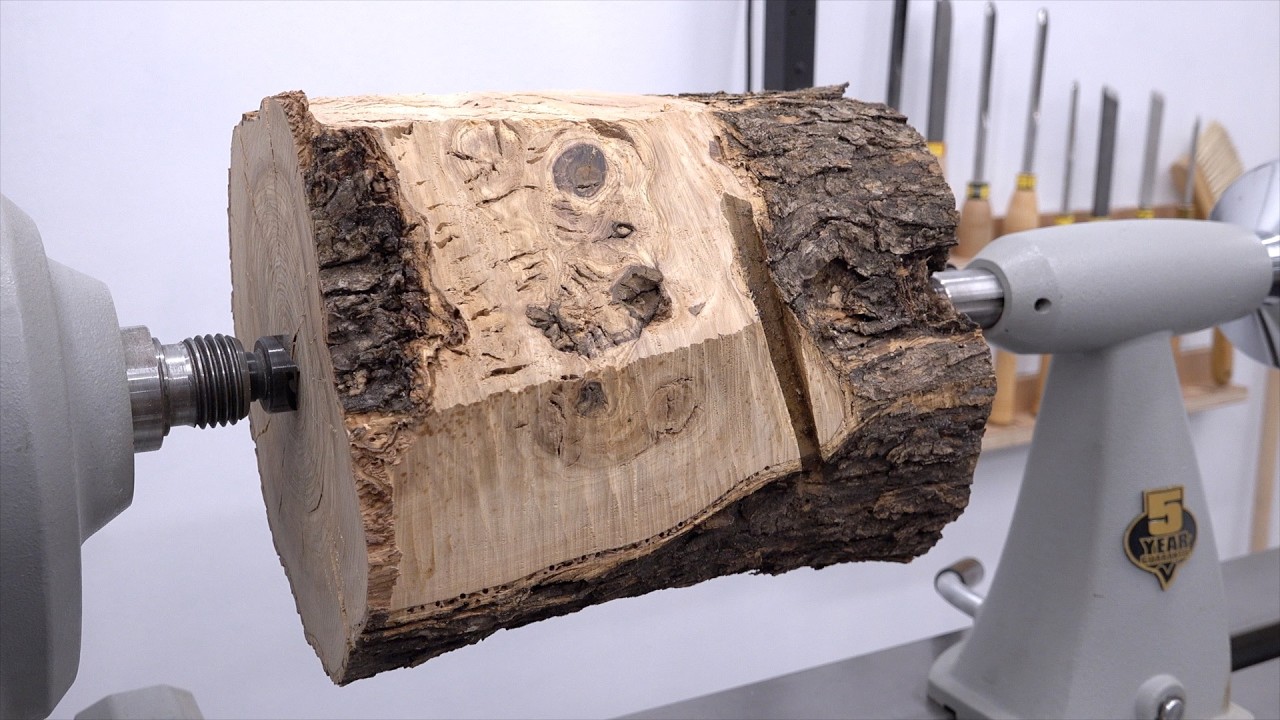 Woodturning - This Olive Wood Smells Amazing