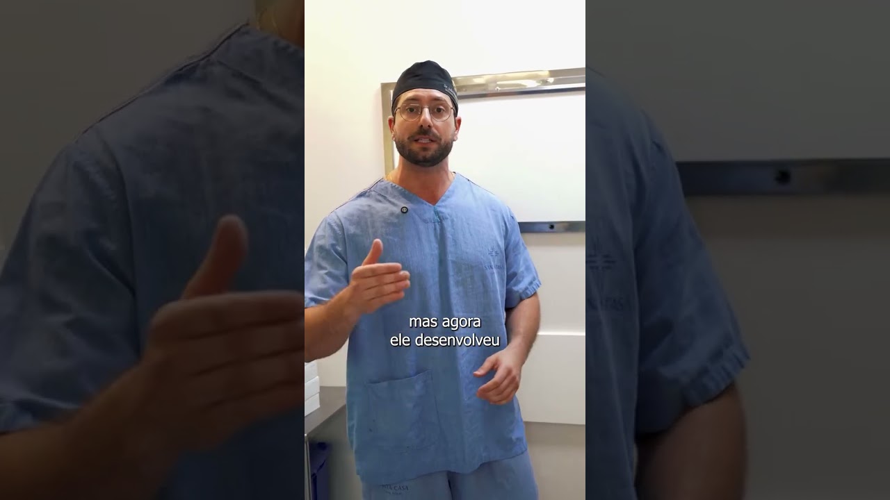 Uma fratura no passado, uma prótese de quadril no presente