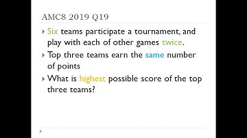 AMC8 2019 Problem 19