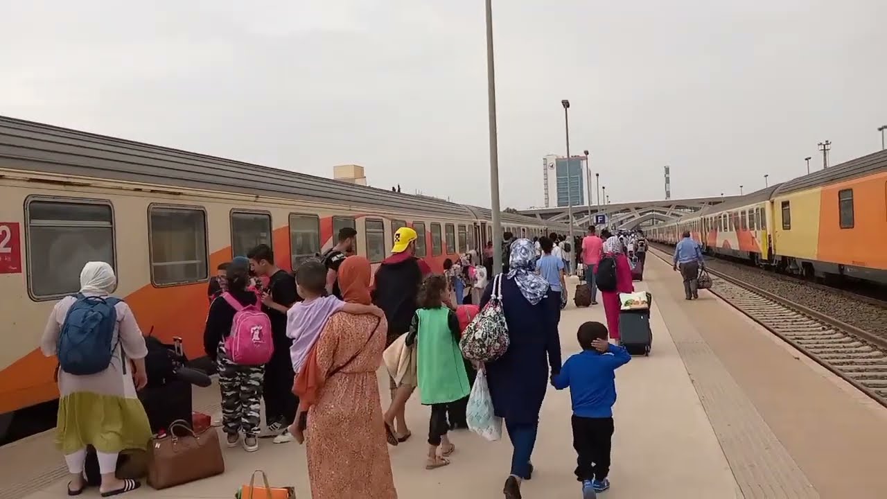 العودة 🚉من مدينة القنيطرة إلى مدينة وجدة #صيف2022