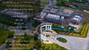 Bán Đất | Nền Dự Án Five Star Eco City |Cách chợ Bình Chánh 2.5 Km | Mặt Tiền Đường Đinh Đức Thiện