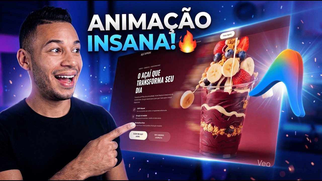 O “SEGREDO” do Google Antigravity: Sites ANIMADOS sem Saber Programar