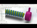 Screw Joint CAD Model in SolidWorks