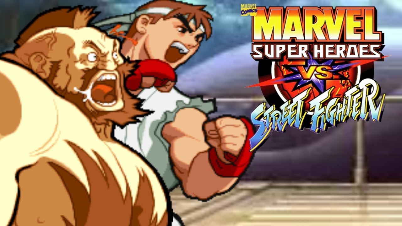Mshvsf Ryu Marvel Super Heroes Vs Street Fighter - Ryu & Zangief - YouTube