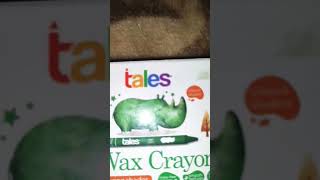 wax crayons apple tree drawing part 5-6