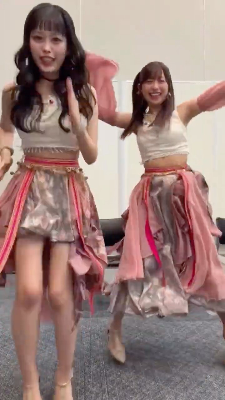 260822 アンジュルム 後藤花、伊勢鈴蘭 「キャロラインすぎる