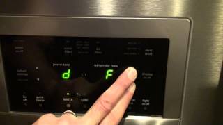 How To Put a Frigidaire Gallery Refrigerator Into Automatic Defrost Mode