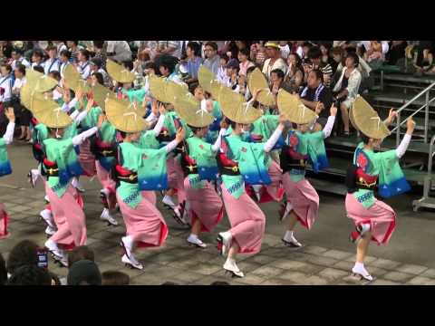 徳島阿波踊り 2012 0812 奴連 南内町演舞場 第2部 - YouTube