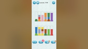 water sort puzzle game level 1146 Numpuz android ios games funny gaming all level mobile game