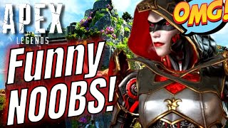 NOOB Teammates in Apex Legends! (Funny Moments) Ash Gameplay