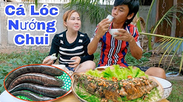 173 | Cá Lóc Nướng Chui Cuốn Bánh Tráng Dân Dã | grilled snakehead fish