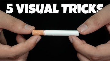 5 VISUAL Cigarette Magic Tricks Anyone Can Do