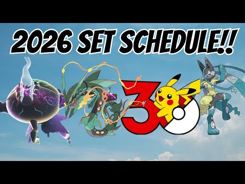 Pokémon 2026 TCG Sets: Complete Release Schedule!!