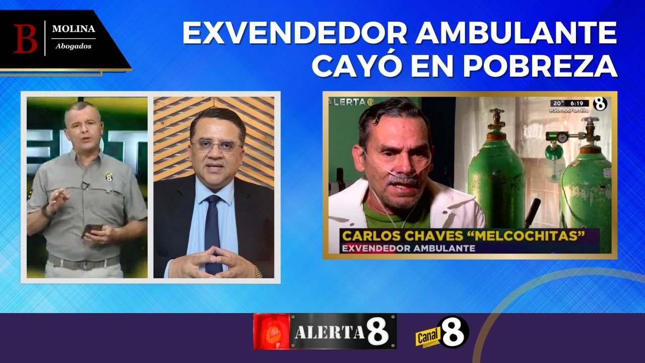 * EXVENDEDOR AMBULANTE CAYÓ EN POBREZA ** ALERTA 8 MULTIMEDIOS CANAL 8 **  Boris Molina Acevedo***