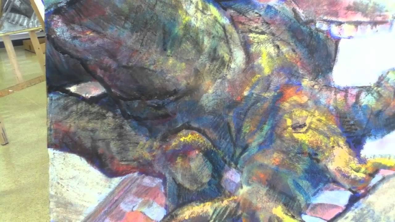 絵画 静物画の描き方 アクリル画 ４ ４ 上層彩色 Youtube