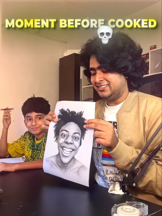 He really did this to my drawing 💔😭
