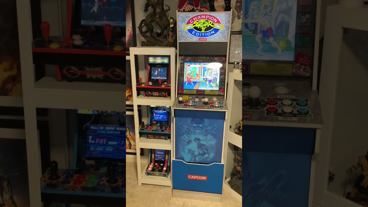 Still my favorite arcade cabinet from Arcade1Up! Street Fighter Big Blue! 