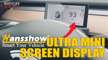 Hansshow Ultra Mini Screen Display for Tesla Model 3/Y | Review & Install