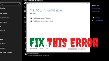 HOW TO FIX TPM AND SECURE BOOT ERROR  DURING WINDOWS INSIDER UPDATE
