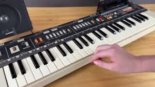 Casio MT 800 Vintage Synthesizer 80'lerin ROM Pack'li Müzik Aleti