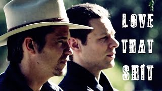 Tim Gutterson & Raylan Givens ::: love that shit