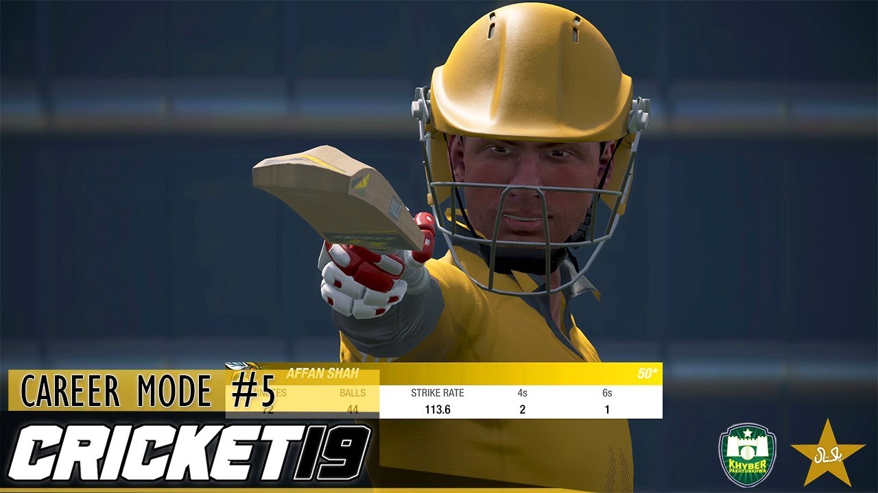 Cricket 19 - Career Mode #5 - 1000 Career Runs & Bat Sponsorship [4K]