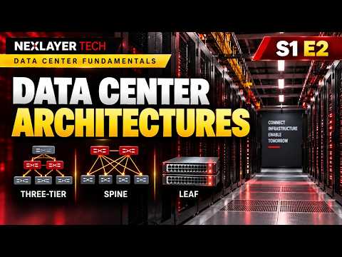 Data Center Architectures Explained: 3-Tier vs Spine-Leaf  | Data Center Fundamentals S1E2