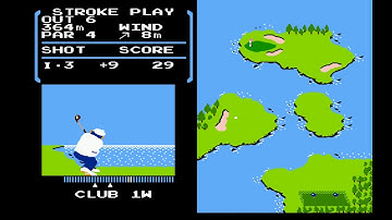 trò chơi điện tử 4 nút ngày xưa ( Golf ) NES