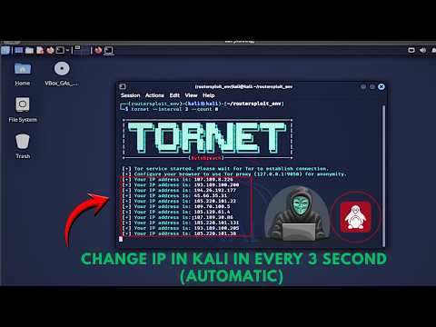 How to Auto Change IP in Kali Linux in every 3 seconds | +  Setup (Fix Externally Managed Error)
