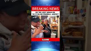 Full Did this lucky woman win the $1 billion powerball jackpot#fyp#news#shorts #powerball News