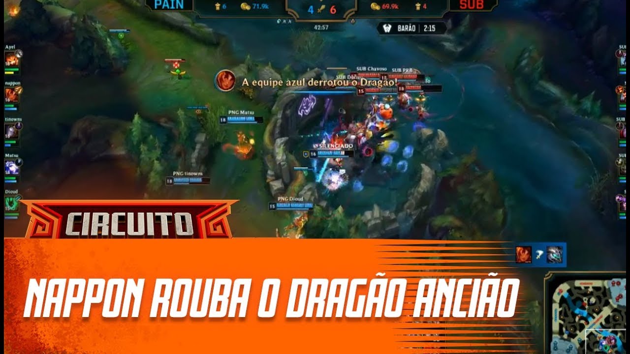 lol esports br assista ao vivo Pega que é ladrão! Nappon rouba o Dragão Ancião