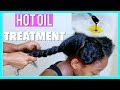 EASY DIY Hot Oil Treatment For TYPE 4A Extremely Dry, Tangled Hair On My Little Girls Natural Hair