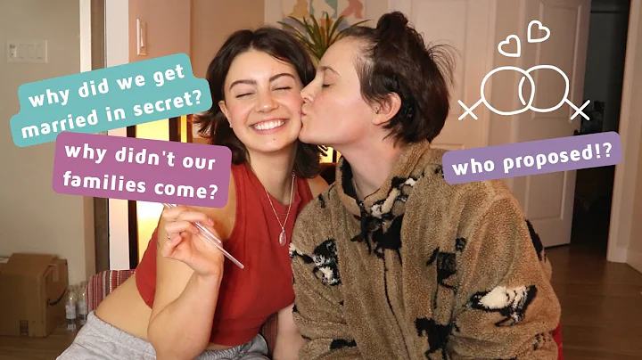 WE GOT MARRIED IN SECRET + stuff we haven't shared online // LGBTQ+ Couple