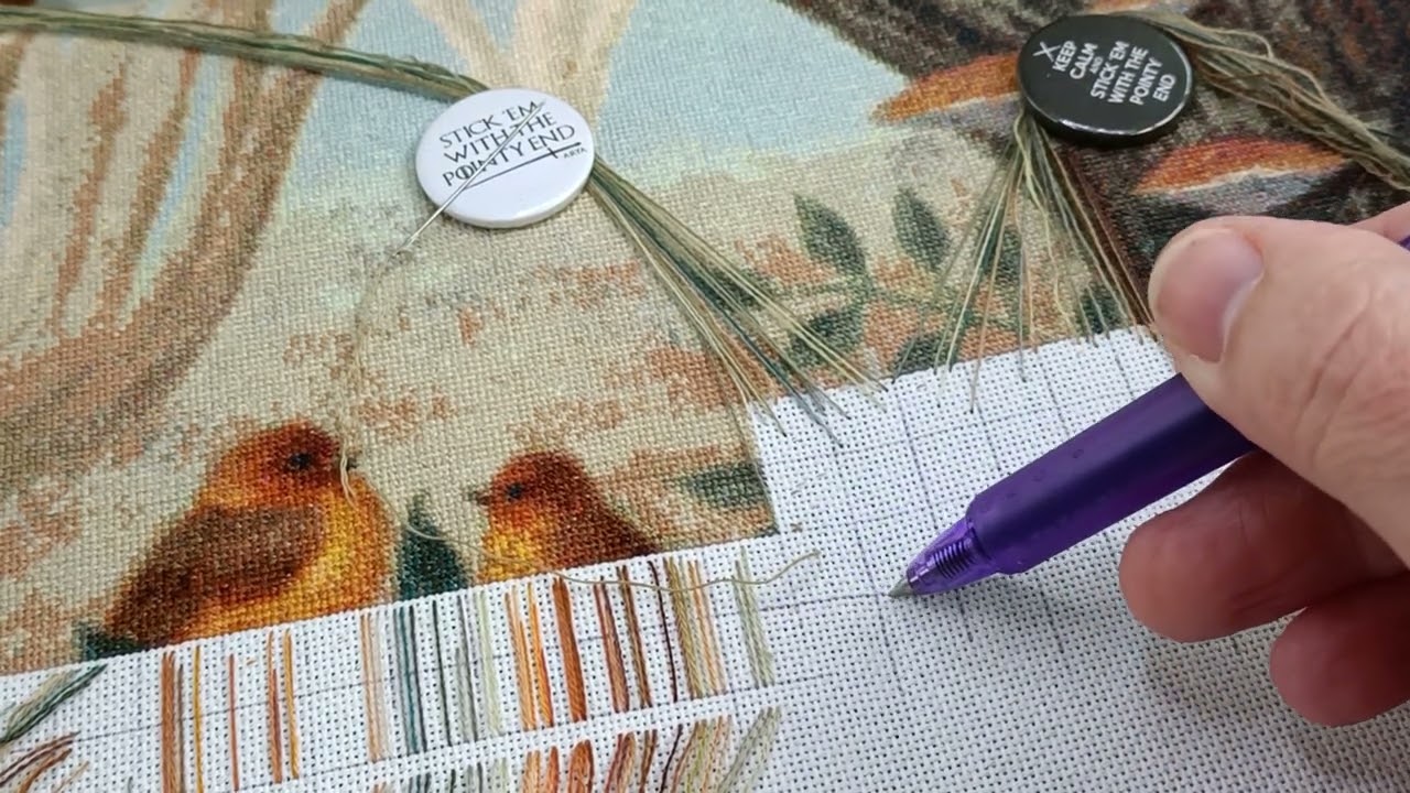 Gridding fabric for cross stitch