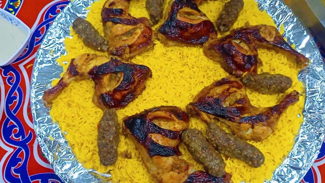 المشاوي بألذ طعم وسر المطاعم للرز البسمتي