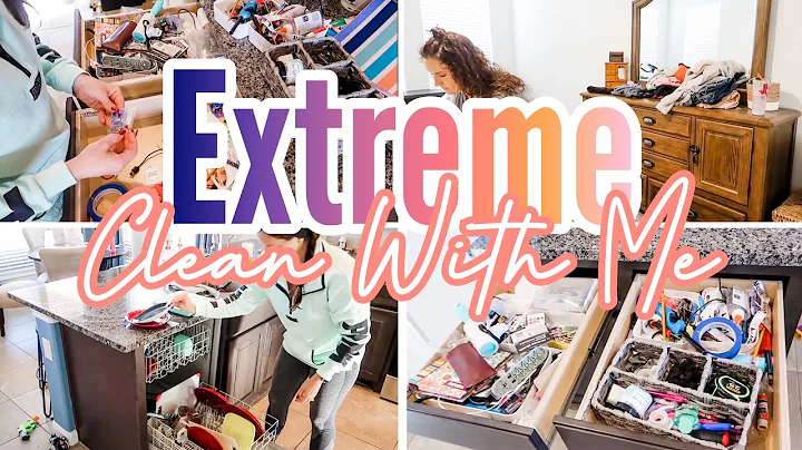 EXTREME CLEAN WITH ME 2022 || DECLUTTERING, ORGANIZING & CLEANING || SAHM CLEANING MOTIVATION